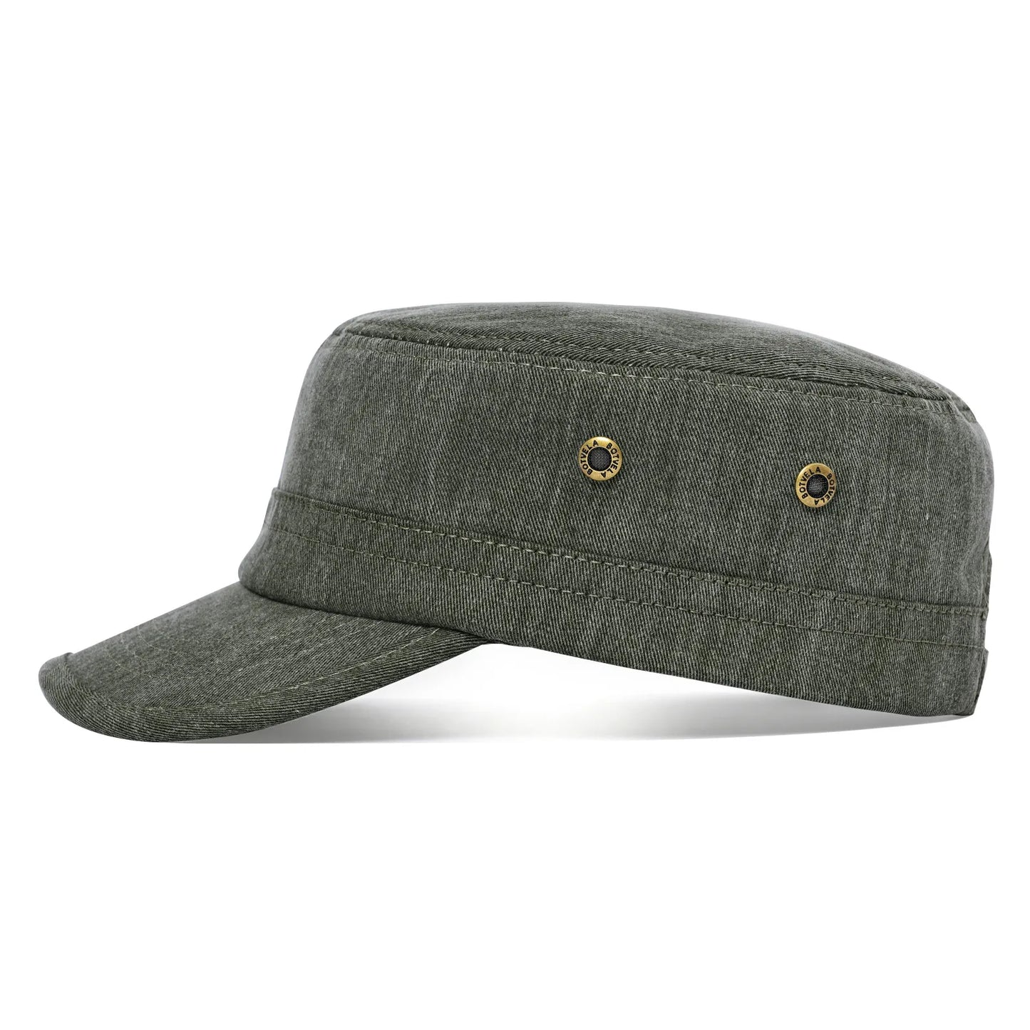 Men Women Cotton Twill Army Cap