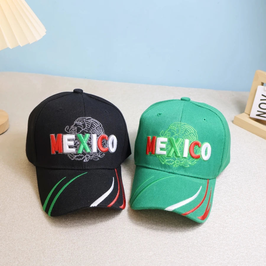 Men's Baseball Cap With Mexican Letter Embroidery