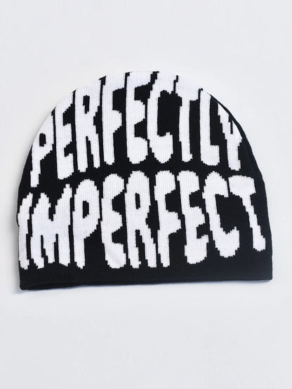 Letters Embroidery Fashion Y2K Knitted Hats Autumn Winter