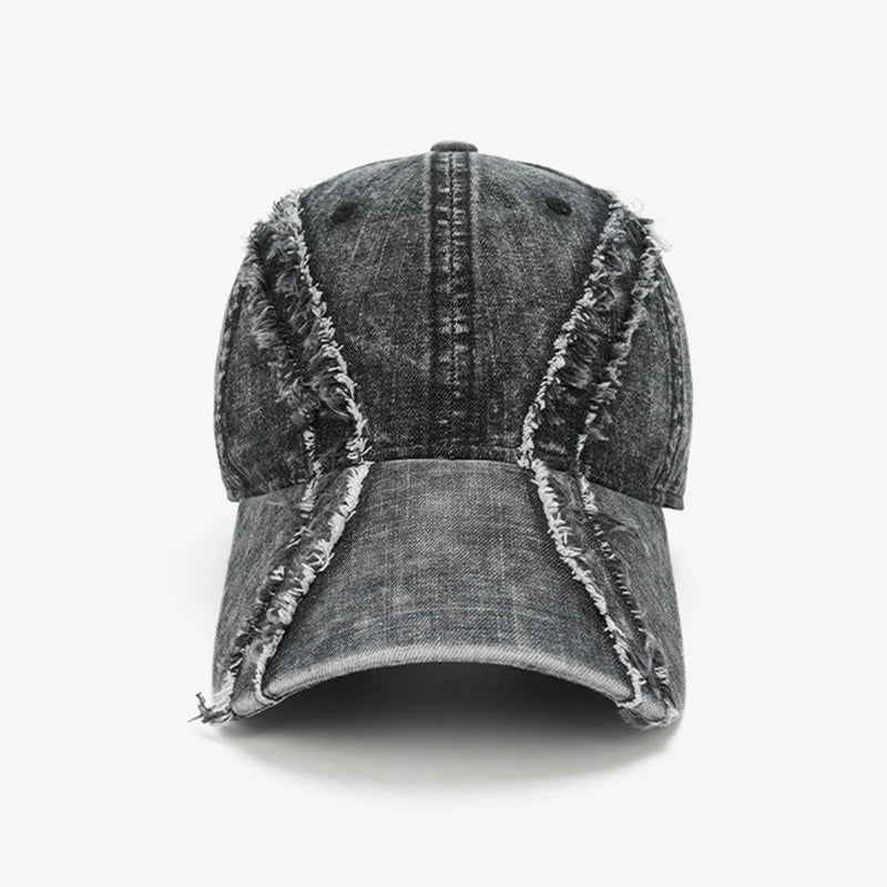 Baseball Cap Denim Men Women Adjustable Hat