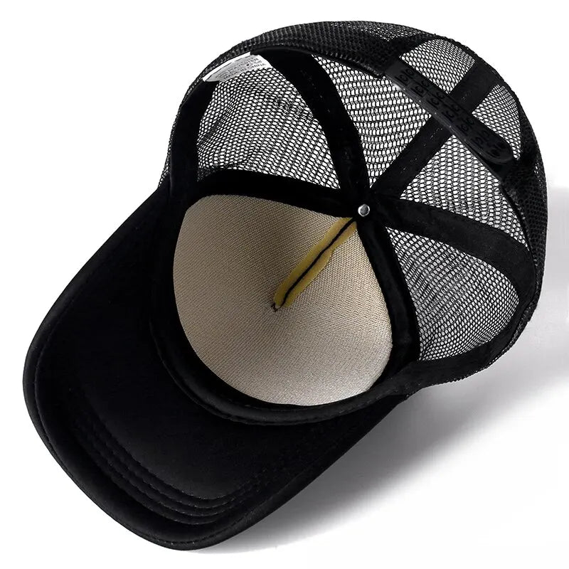 Unisex Cap Casual Plain Mesh Baseball Cap For Women Men Hip Hop