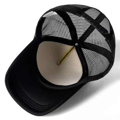 Unisex Cap Casual Plain Mesh Baseball Cap For Women Men Hip Hop