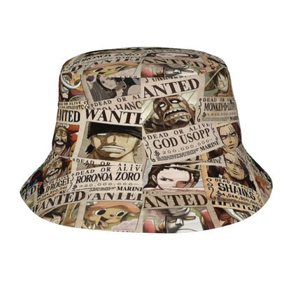 One Piece Tony Tony Chopper Bucket Hat Beach Hatwear Accessories Fishing Cap