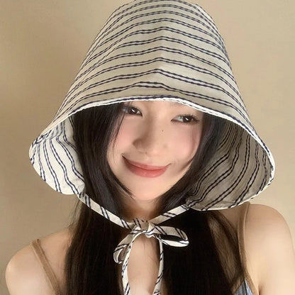 Large Brim Foldable Bucket Hats Outdoor Beach Fishermen Hat