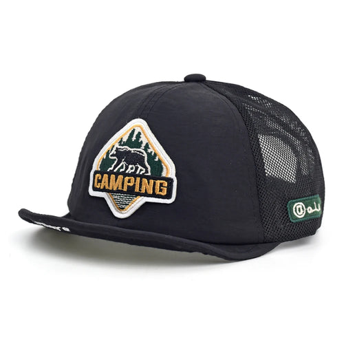 Big Size Summer Spring Short Brim Mesh Baseball Cap Breathable Dad Hat Adjustable Style Low Profile Caps