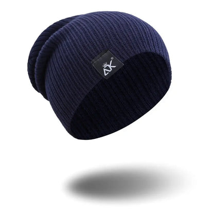 New Jamaican Reggae Loose Knitted Beanie Warm Wool Knitted Rainbow Hat