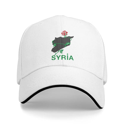 Syria Eagle Syrian Flag Logo Baseball Caps Hip Hop  Sandwich Caps Men Women