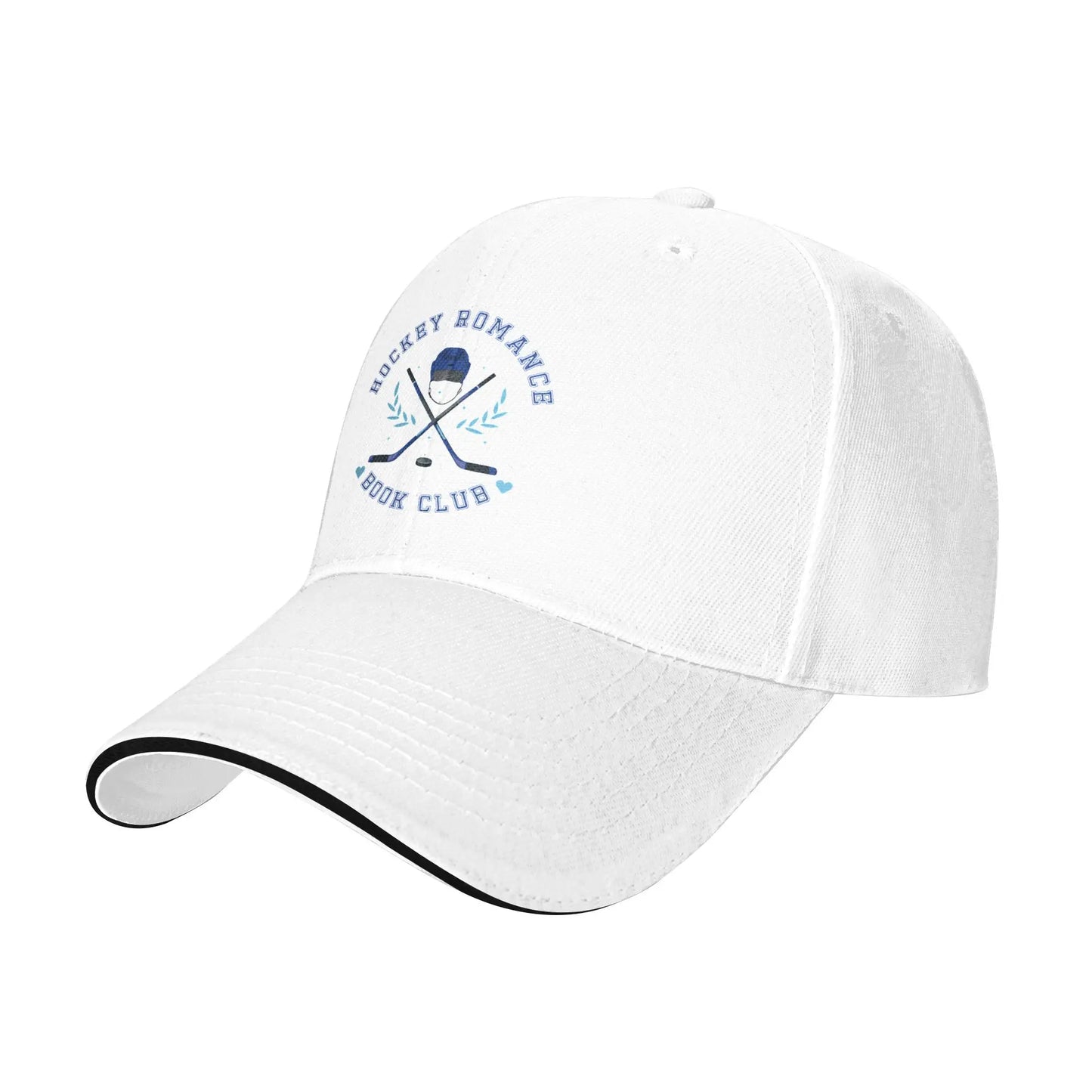 Hockey Romance Book Club Men Baseball Cap