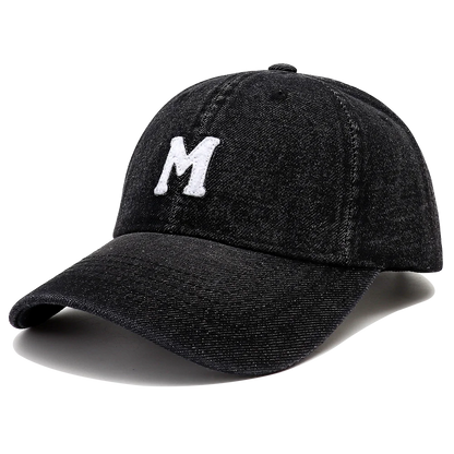 High Quality Korean Style Washed Denim Baseball Cap