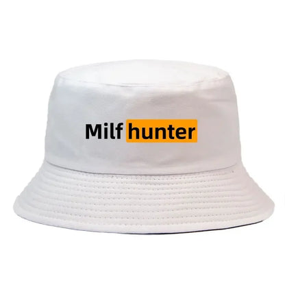 Milf Hunter Fisherman Hats Harajuku Panama Cap Daily Cool Casual Lovely Streetwear Bucket Hat