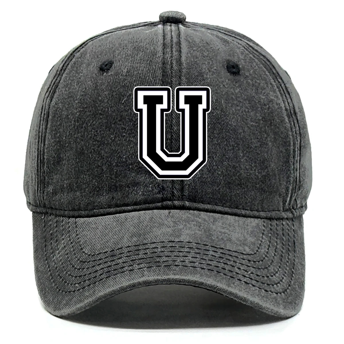 Popular Letters Print Baseball Caps Black Hat Gift Golf Dad Hat