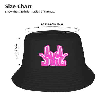 Rapper Singer Jul Sign Bucket Hat For Unisex Beach Sun Hats
