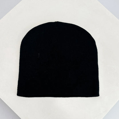 New Unisex Niche Color Block Letter Knitted Hats