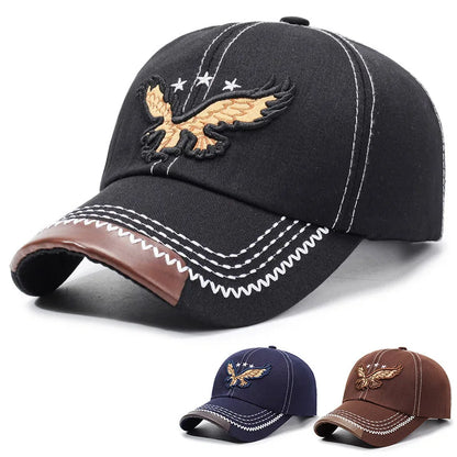 Fashionable Eagle - Embroidered Outdoor Baseball Cap