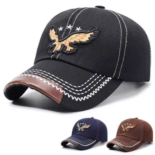 Fashionable Eagle - Embroidered Outdoor Baseball Cap
