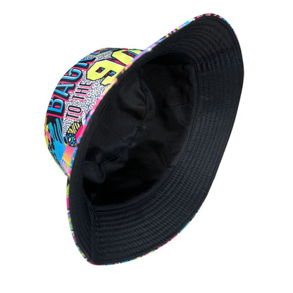 Abstract Graffiti Art Back90S Colorful Printed Bucket Hat
