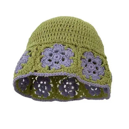 2023 Autumn New Crochet Korean Handmade Bucket Hat