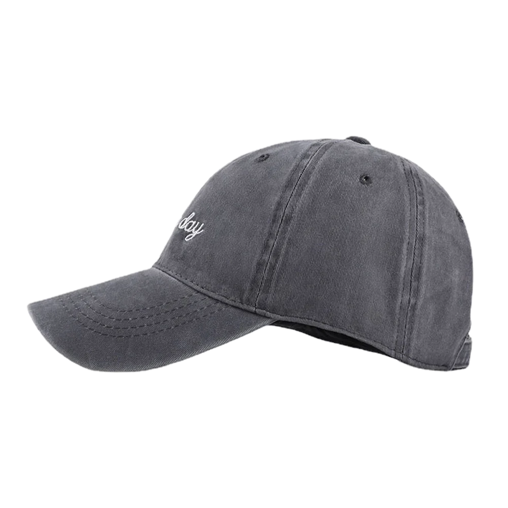 Fashion Bad Hair Day Letter Embroidery Wash Cotton Baseball Cap