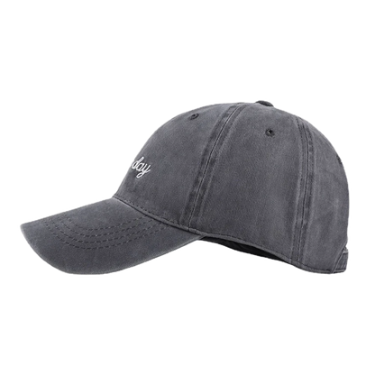 Fashion Bad Hair Day Letter Embroidery Wash Cotton Baseball Cap