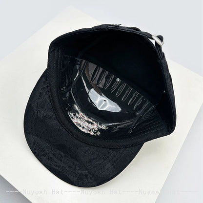 Retro Flat Top Baseball Hat For Men Women