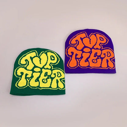 Letter Love Wool Knitted Hats Warm Hip Hop Beanies