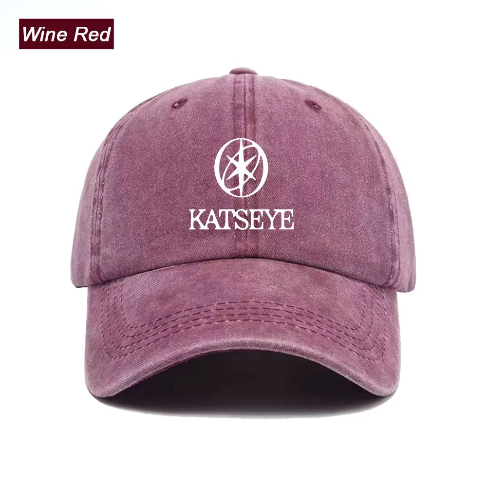 KATSEYE Baseball Cap Washed Printed Trucker Style Unisex Cotton Streetwear Korean Fashion Summer Sun Hat