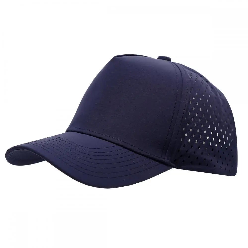 New Five-Ply Laser Perforated Quick-Drying Cap Breathable Sports Visor Cap