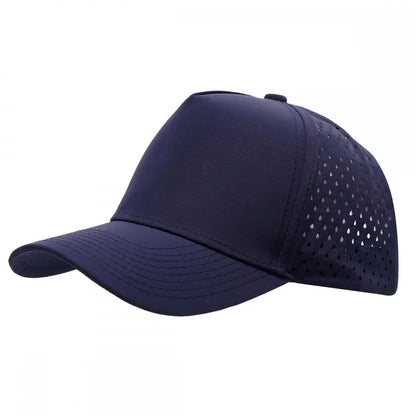 New Five-Ply Laser Perforated Quick-Drying Cap Breathable Sports Visor Cap