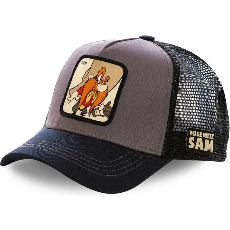 Unisex Anime Cartoon Cap High Quality Patch Draw Baseball Cap Men