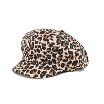 Newsboy Caps Women Leopard Zebra Print Beret Hat