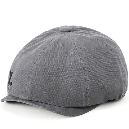 Dad Cotton Beret Male Casual Ivy Cap Lady Classical Octagonal Caps Men