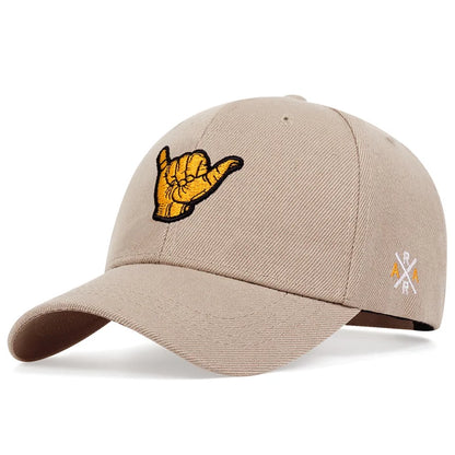 Finger Baseball Cap Outdoor Sports Cotton Embroidery Baseball Cap