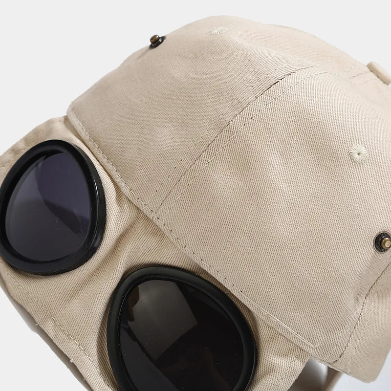 Aviator Hat With Sunglasses For Men Women Fashion Summer Baseball Cap