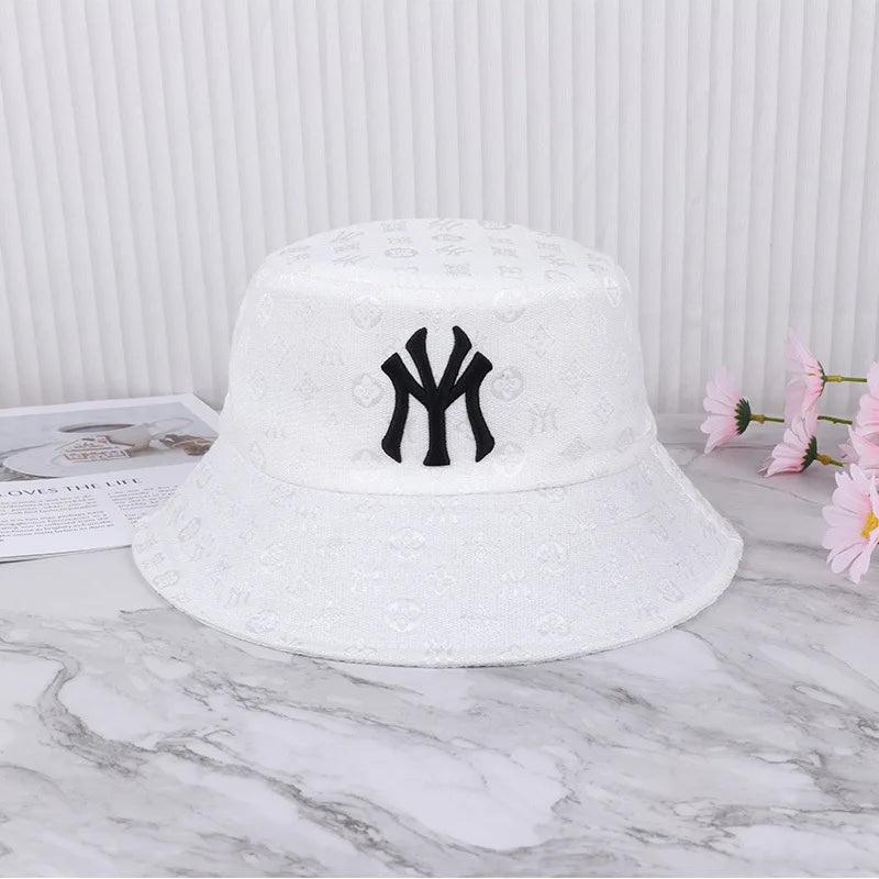 Unisex Letter Embroidery Fisherman Hat Women