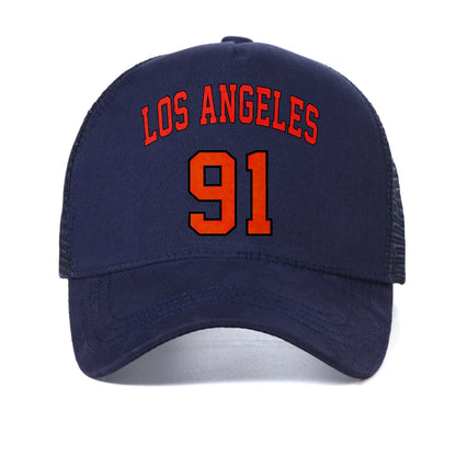 Los Angeles 91 Baseball Cap Street Hip Hop Harajuku Caps