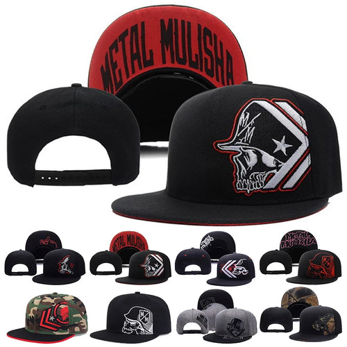 Unisex Skeleton Embroidery Baseball Cap Women Outdoor
