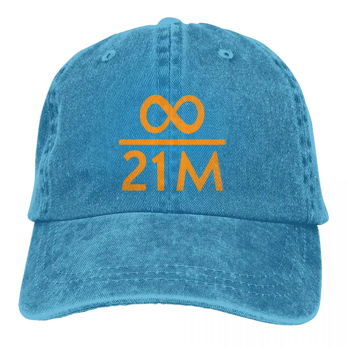 Infinity Divided By 21 Million Bitcoin Baseball Cap