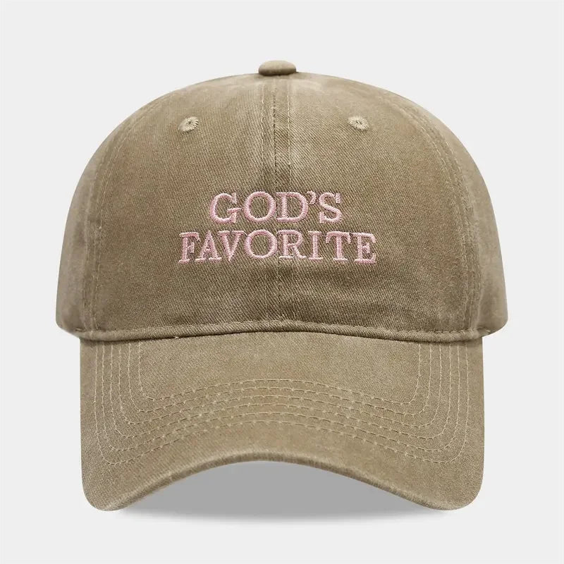 Cotton Letter Casquette Baseball Cap