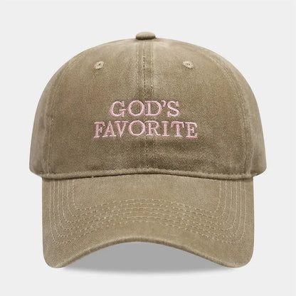Cotton Letter Casquette Baseball Cap