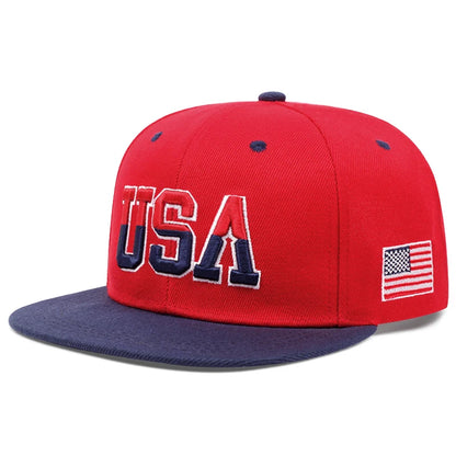 Fashion Fastball Cap Classic USA Embroidered American Flag Baseball Caps For Men Women