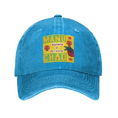 Windproof Suitable For Long Faces Vintage Denim Hat