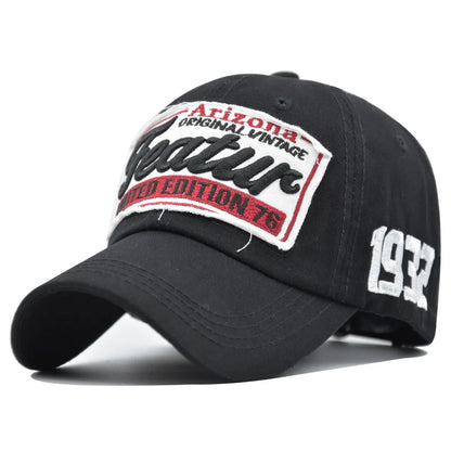 Red Pink Streetwear Baseball Cap Letter Embroidery Hip Hop Cap For Men Women