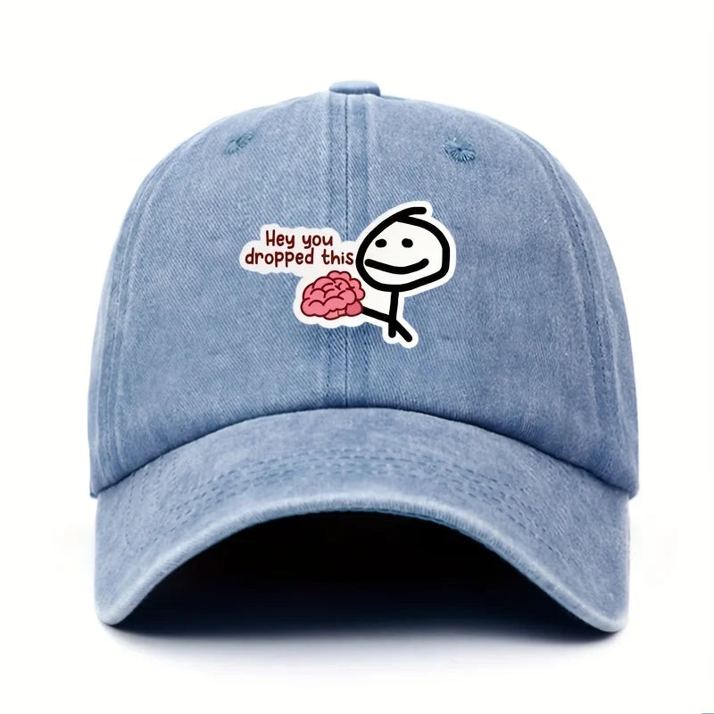 Fun Cartoon Printed Baseball Cap for both Men and Women