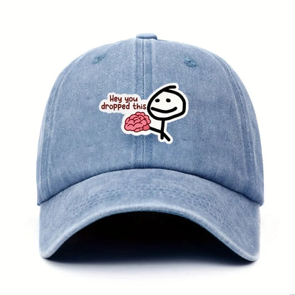 Fun Cartoon Printed Baseball Cap for both Men and Women