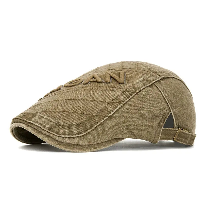 Four Seasons Cotton Letter Newsboy Caps