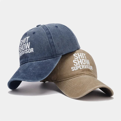 Four Seasons Cotton Letter Print Casquette Baseball Cap