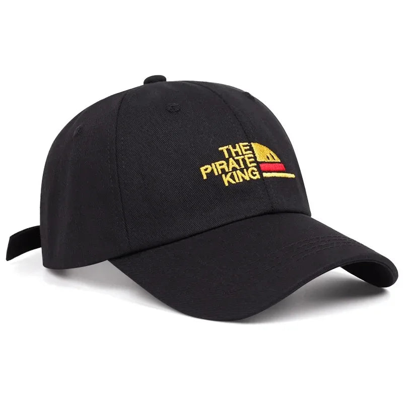 Pop One Piece Luffy Pirate King Dad Hat Embroidery Baseball Cap Snapback Unisex Outdoor Leisure Caps Gifts