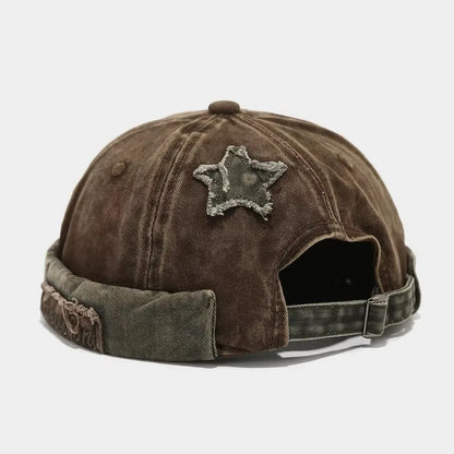 Casual Adjustable Washed Landlord Cap