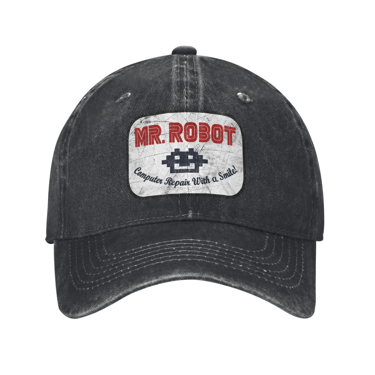 Mr. Robot Computer Repair Smile Baseball Cap