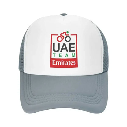 UAE Road Vehicle Print Mesh Baseball Cap Summer